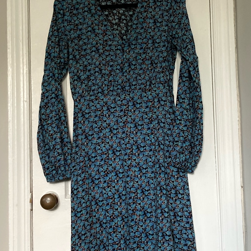 Blue Floral Dress